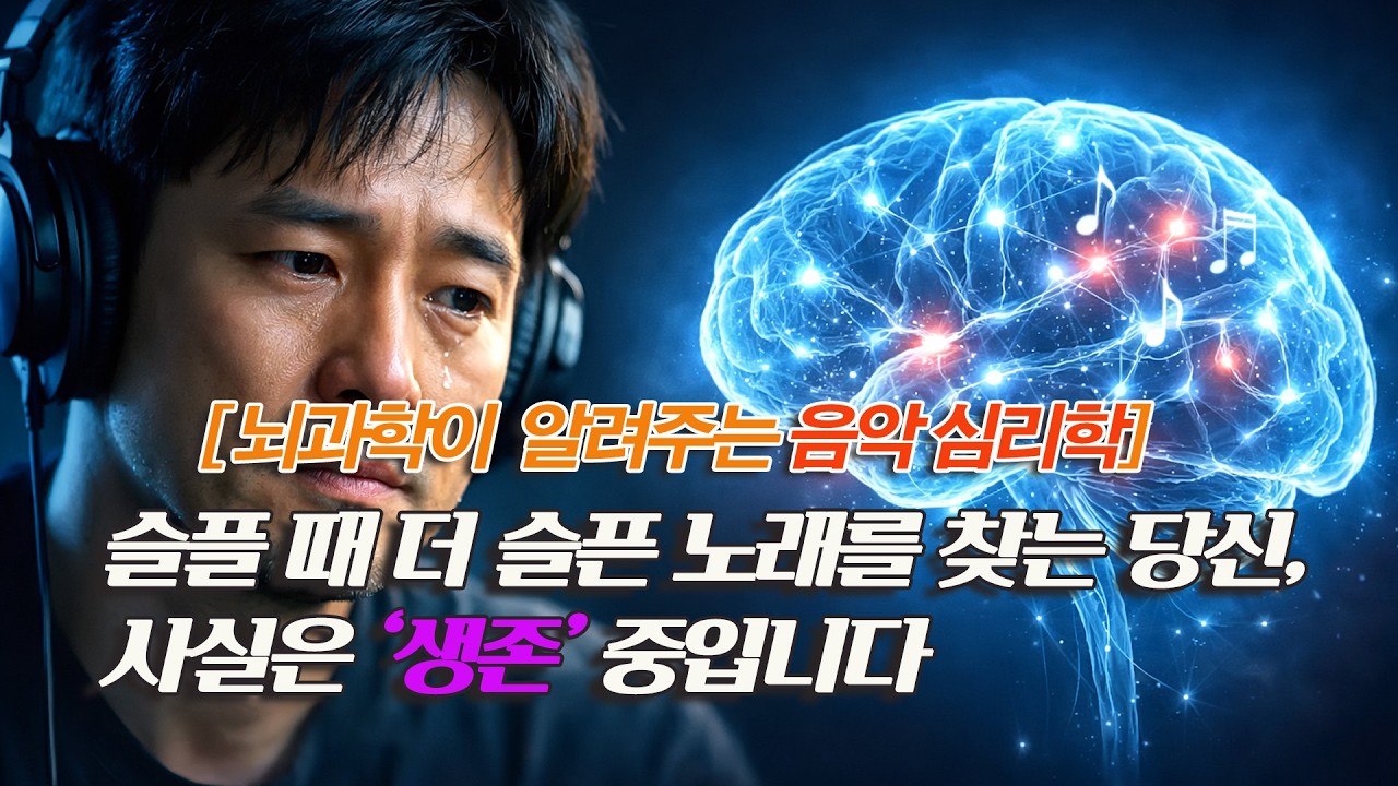 [뇌과학이 알려주는 음악 심리학] 슬플 때 더 슬픈 노래를 찾는 당신, 사실은 ‘생존’ 중입니다