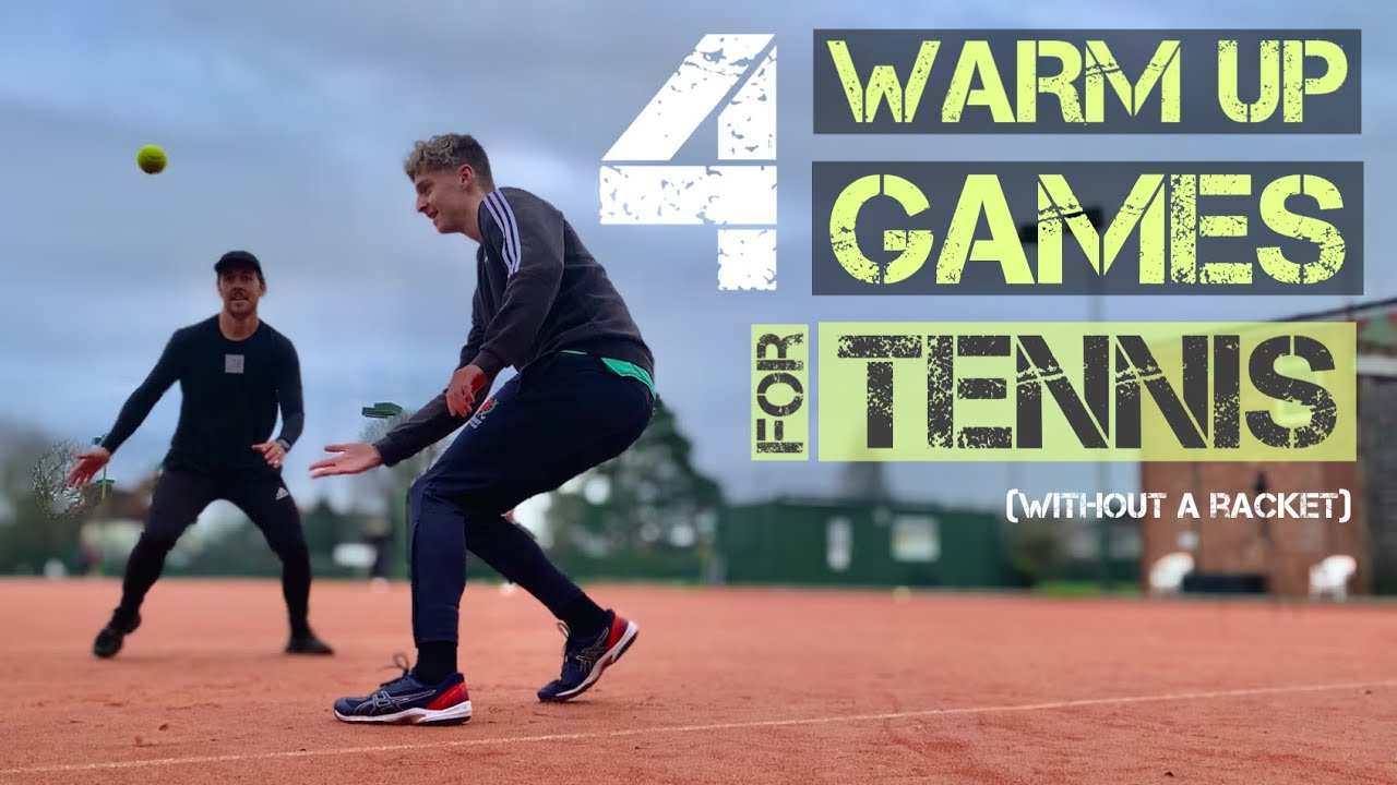 4 Warm Up Games For Tennis - Ep1/2 (Without a Racket)