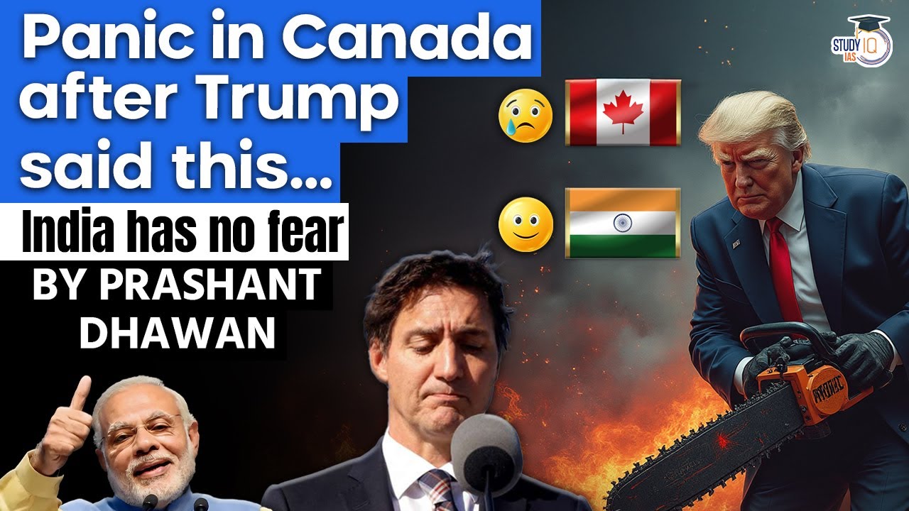 PANIC IN CANADA AFTER TRUMP SAID MEGA TARIFFS ARE COMING | Should India be worried too?