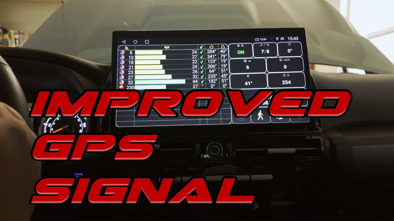 Fix or Improve GPS Signal on Cartrimhome T12v2 | Toyota 4RUNNER