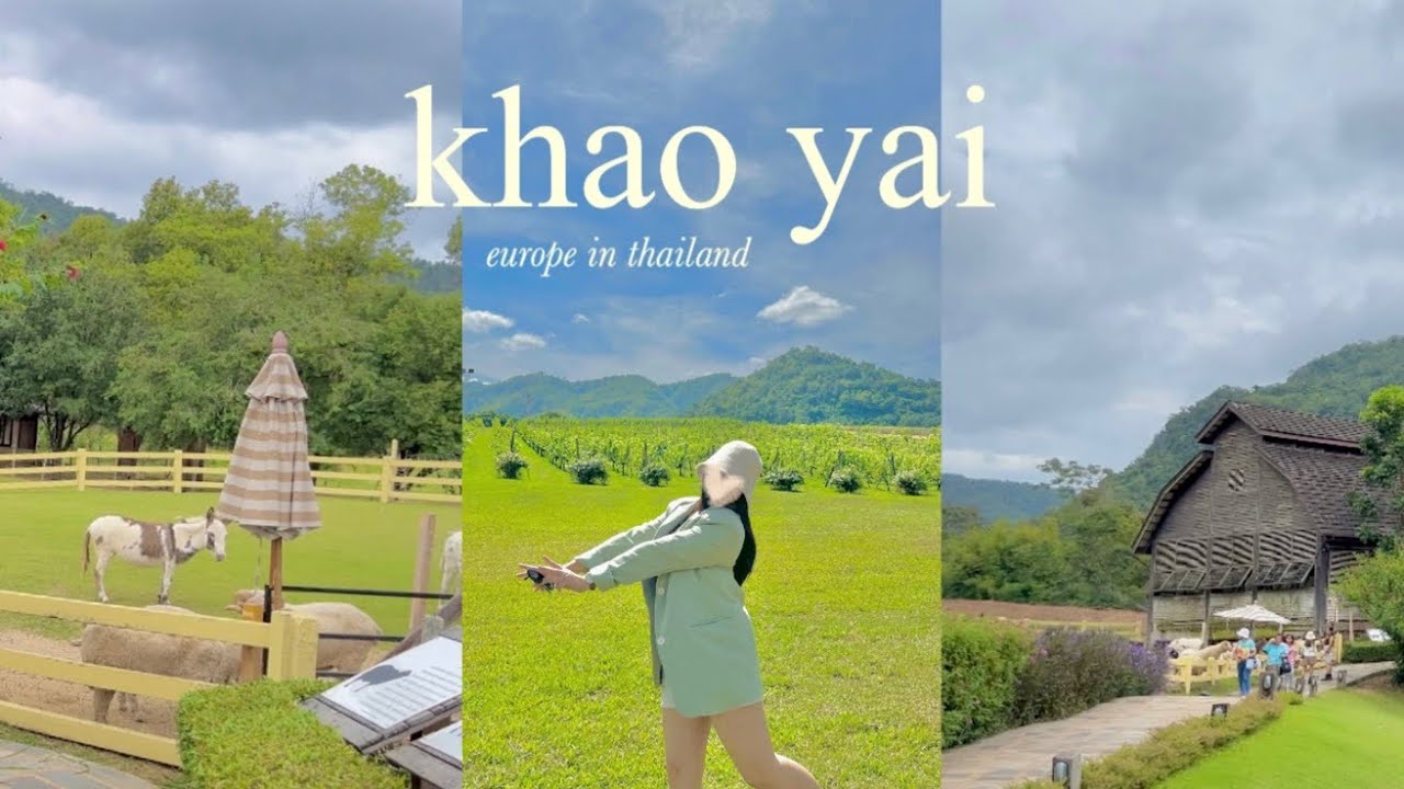 KHAO YAI THAILAND 🇹🇭 aesthetic cafes, primo piazza, wine tasting | aesthetic travel vlog