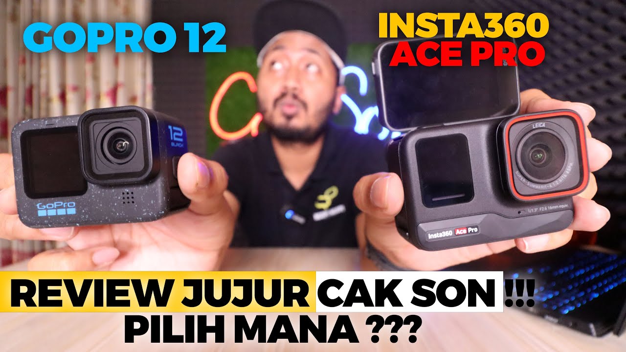 Review Jujur Insta360 ACE PRO vs GoPro 12 SPEK DETAIL & Pemakaian | Ace Pro Tidak Menang Telak 🤔
