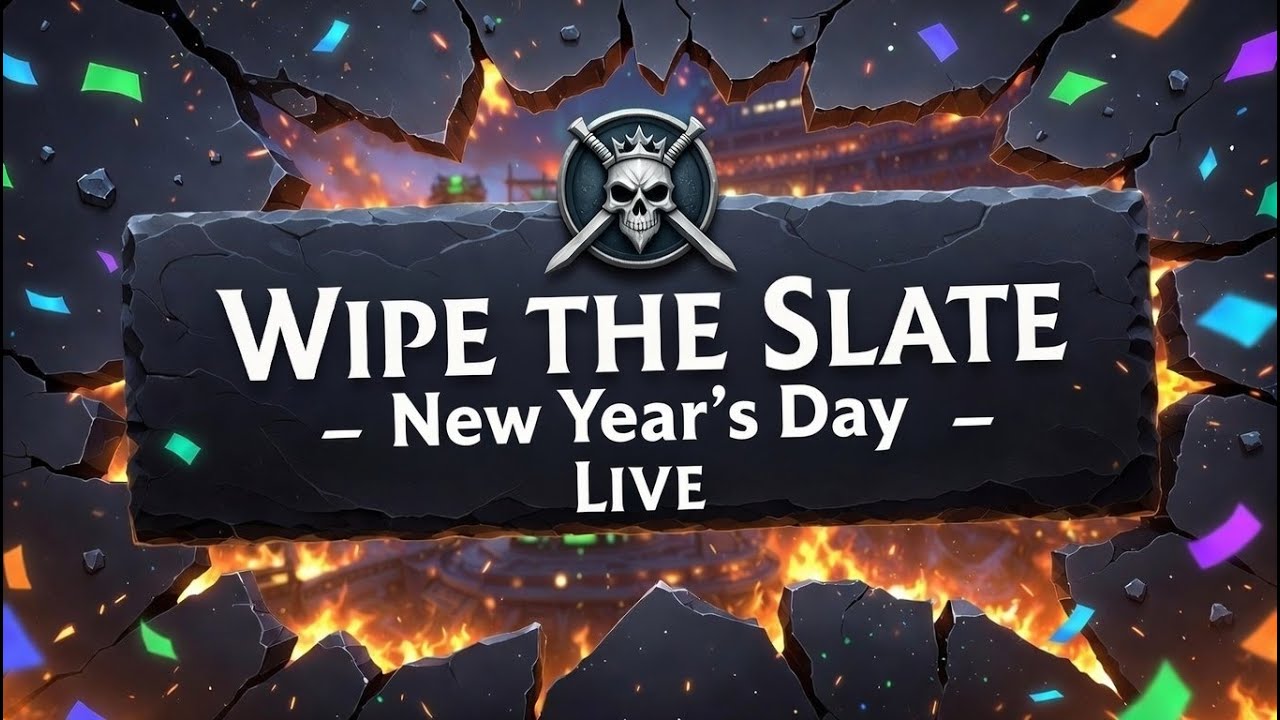 Wipe The Slate! NYD LIVE Healer pov