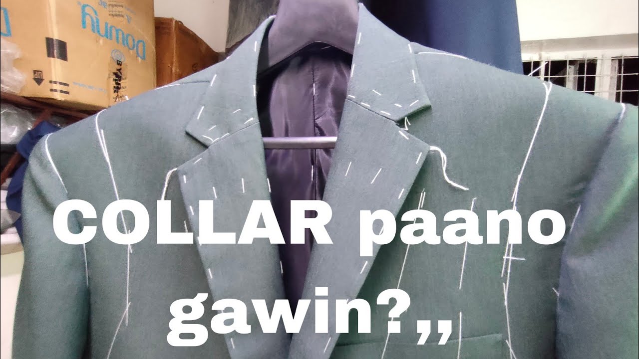 PAANO GAWIN ANG COLLAR NG 🧥 COAT,