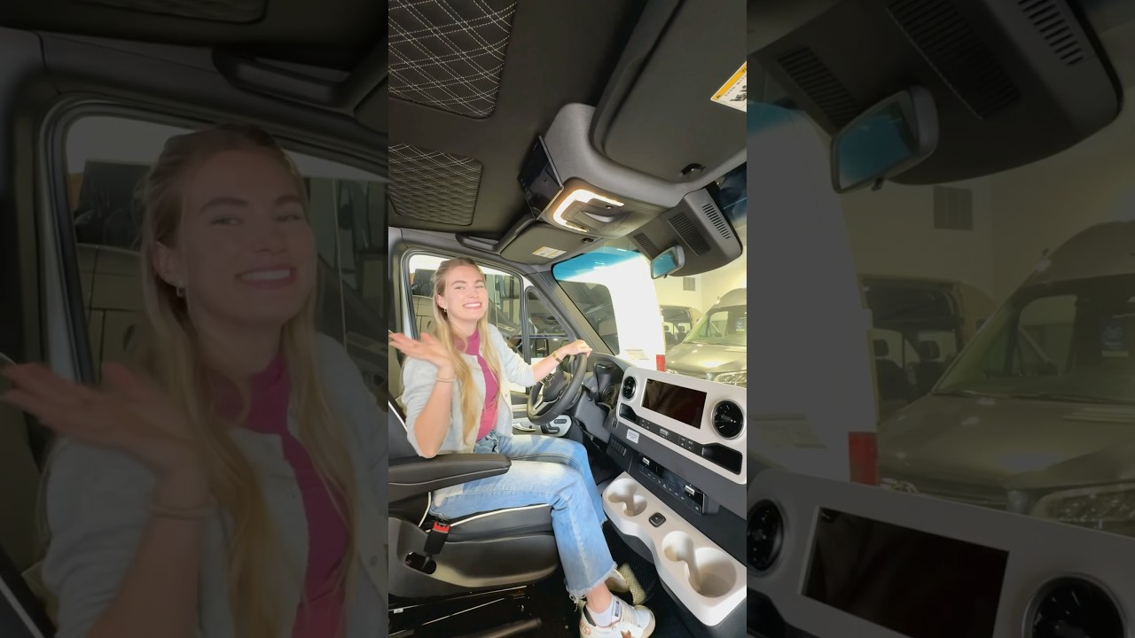 Inside the 2025 OGV V-Tour Sprinter Van Luxury, tech & travel-ready!#LuxuryVanLife #SprinterVanTour