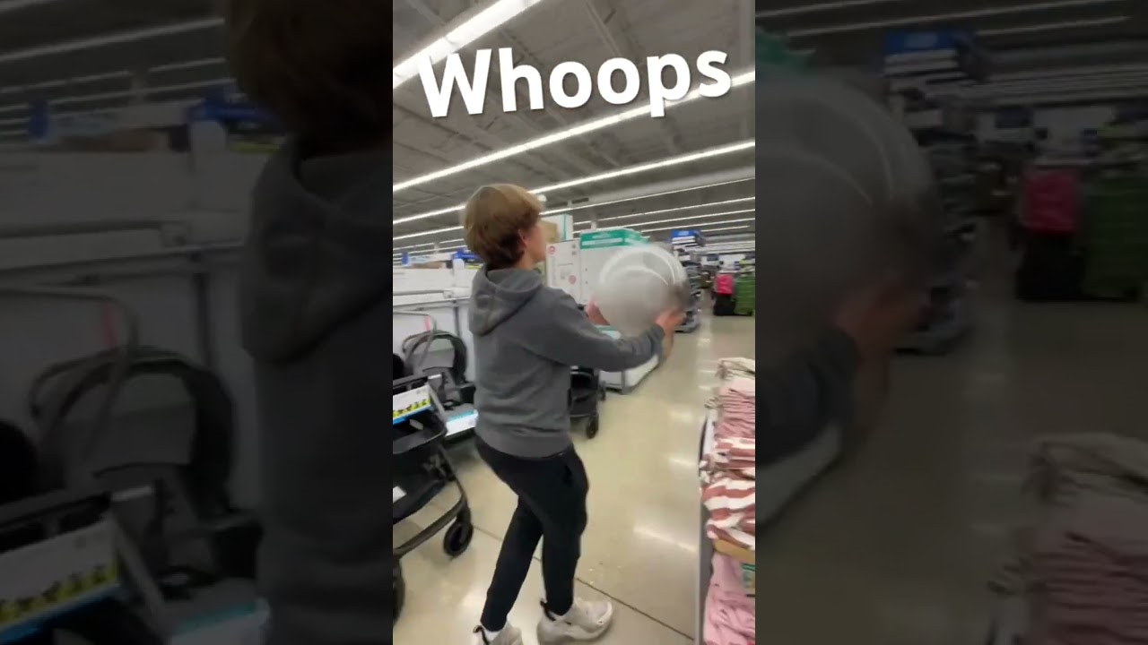 Bro did NOT just break the ball #funny #funnyvideo #throw #walmart #breaking #ball #fyp