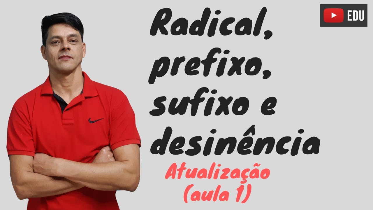 Radical, prefixo, sufixo e desinência  - Atualização da Aula 1 - Estrutura das Palavras