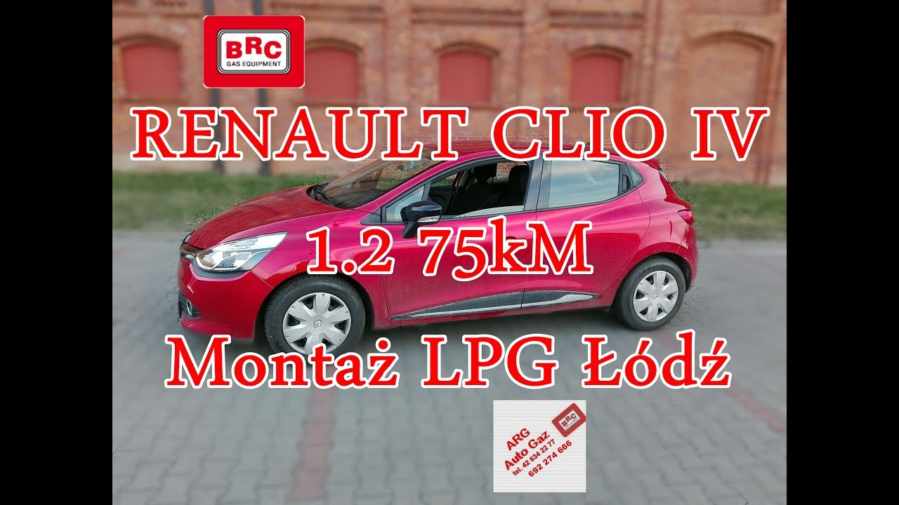 Montaż LPG Renault Clio IV 1.2 75kM Sequent 32 instalacja BRC od ARG Auto Gaz Ł&oacute;dź