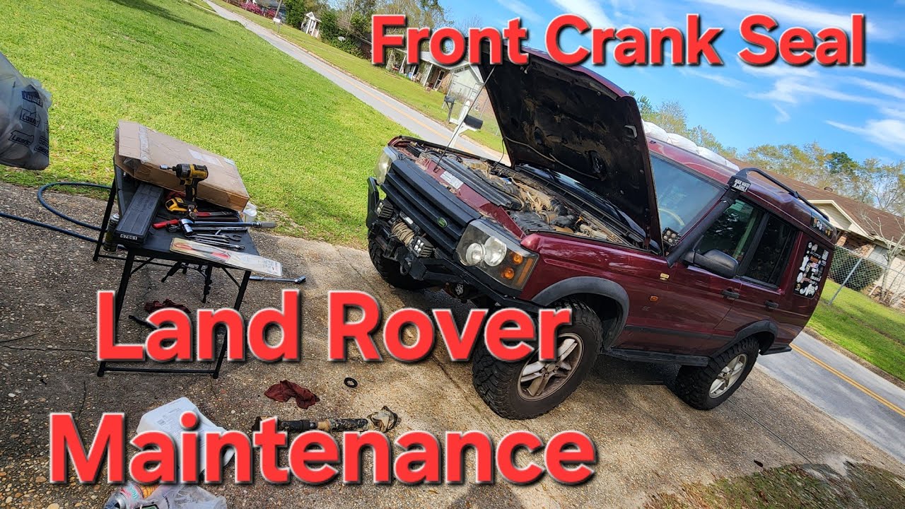 Front Crankshaft Seal Replacement Land Rover Discovery 1, 2, P38 Range Rover, Land Rover V8