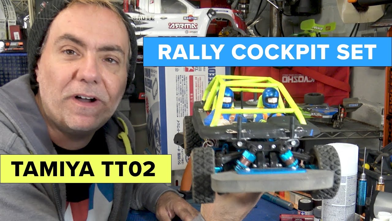 Tamiya 54491 RC RALLY CAR COCKPIT SET for theTAMIYA TT02 Subaru Impreza Monte-Carlo ’99