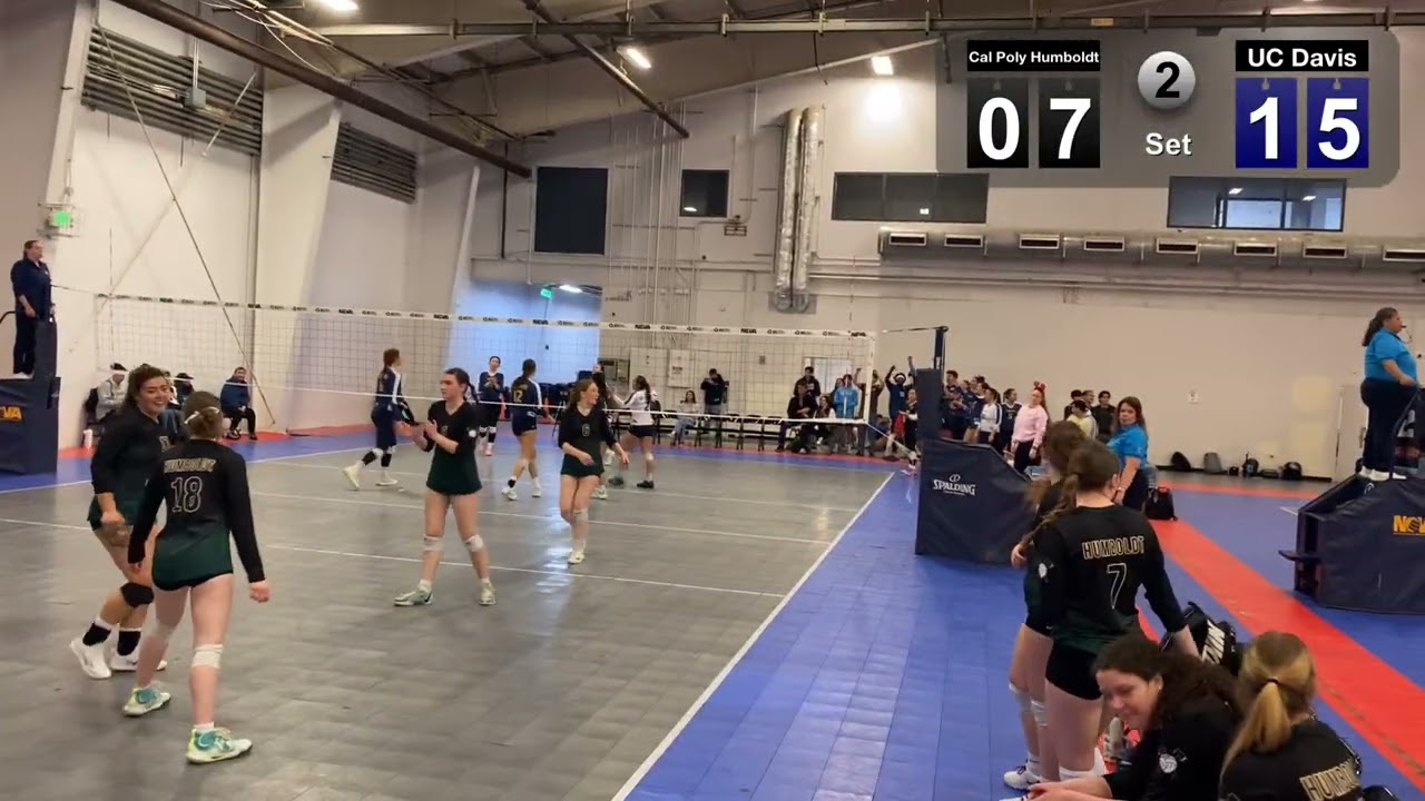 Far Western 2026 Cal Poly Humboldt vs UC Davis club volleyball set 2 of 2