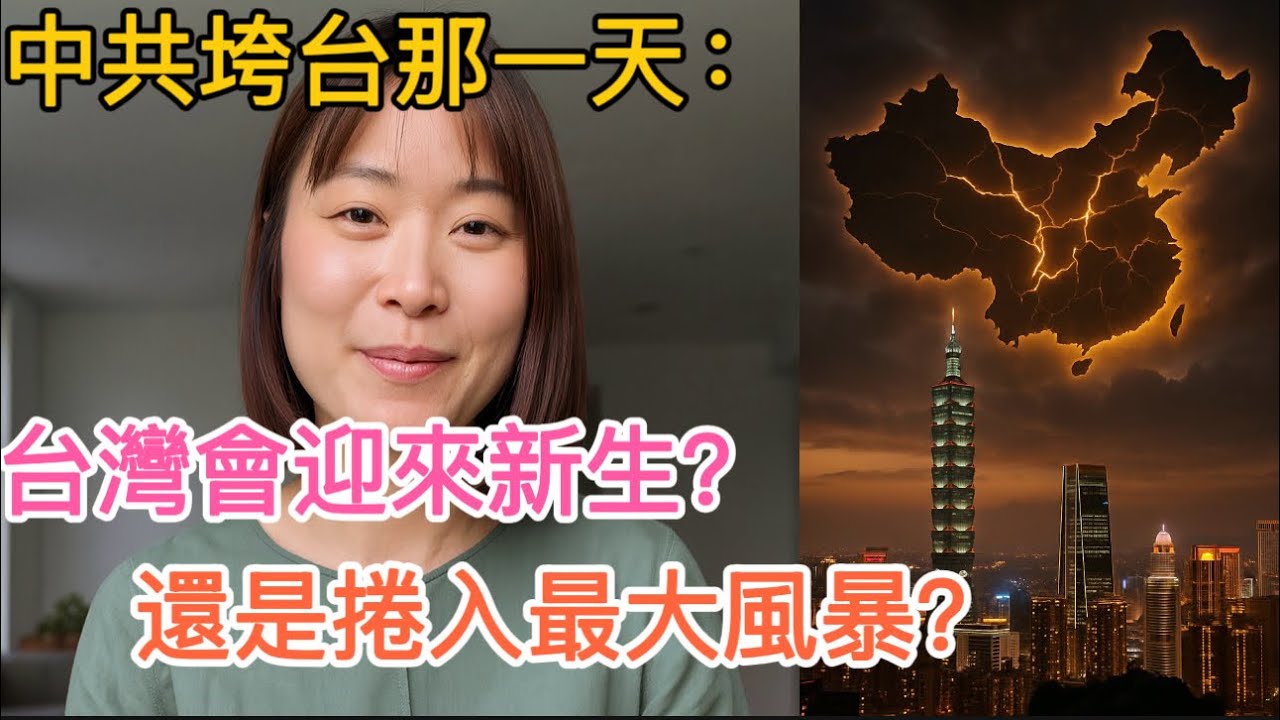 中共垮台那一天：14億巨獸倒下，台灣會迎來新生？還是捲入最大風暴？