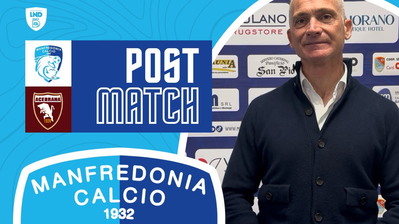 PATRON GIANNI ROTICE | INTERVISTA POST MATCH MANFREDONIA-ACERRANA