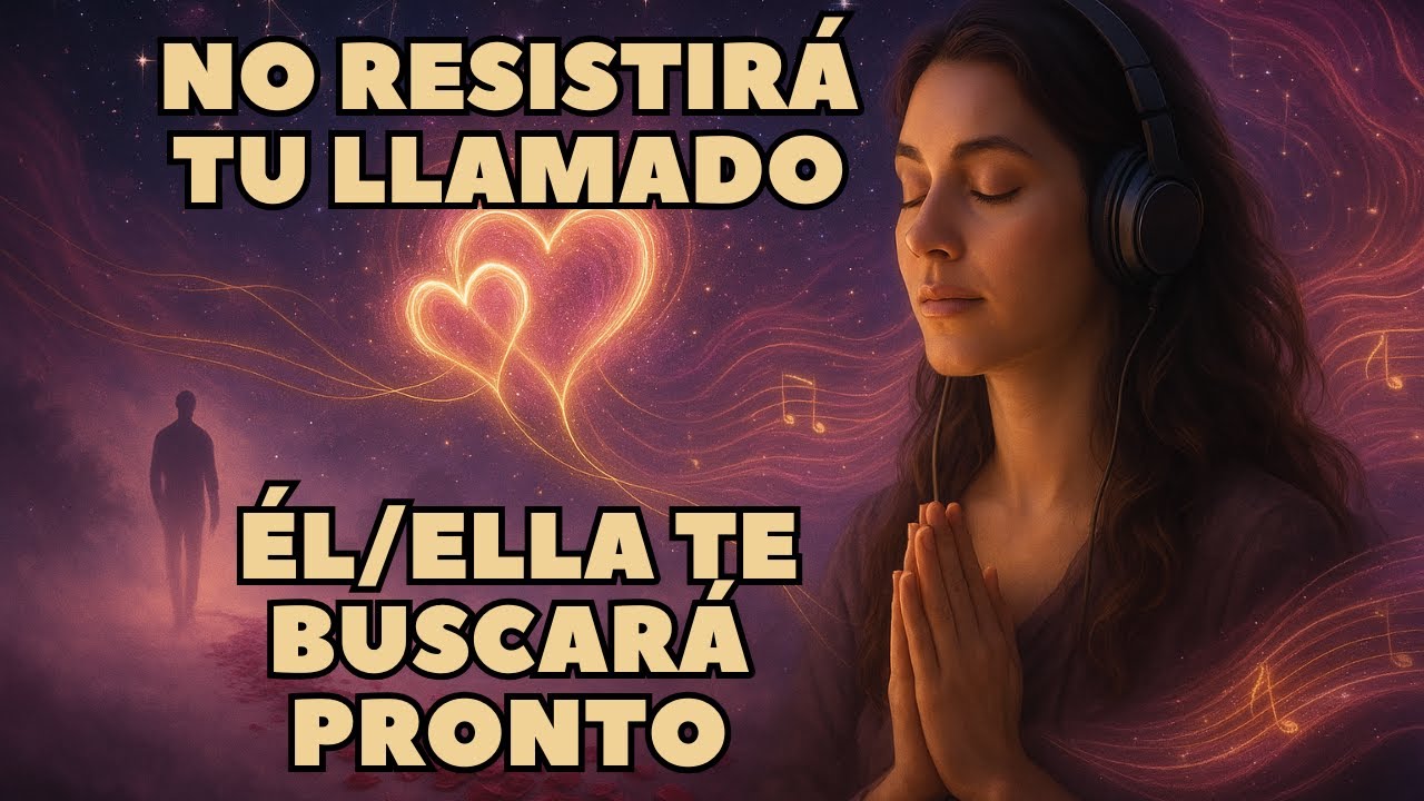 NO RESISTIRÁ TU LLAMADO, ÉL/ELLA TE BUSCARÁ PRONTO