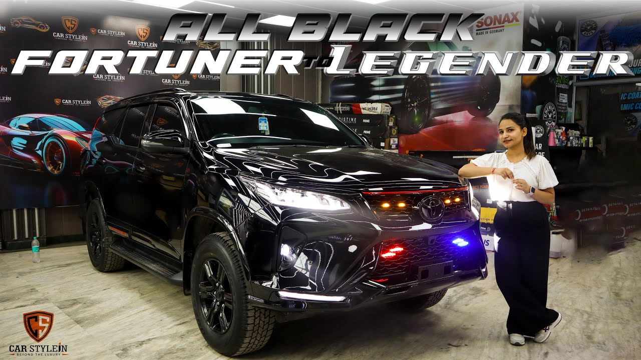 Fortuner Converted to All Black Super Legender.