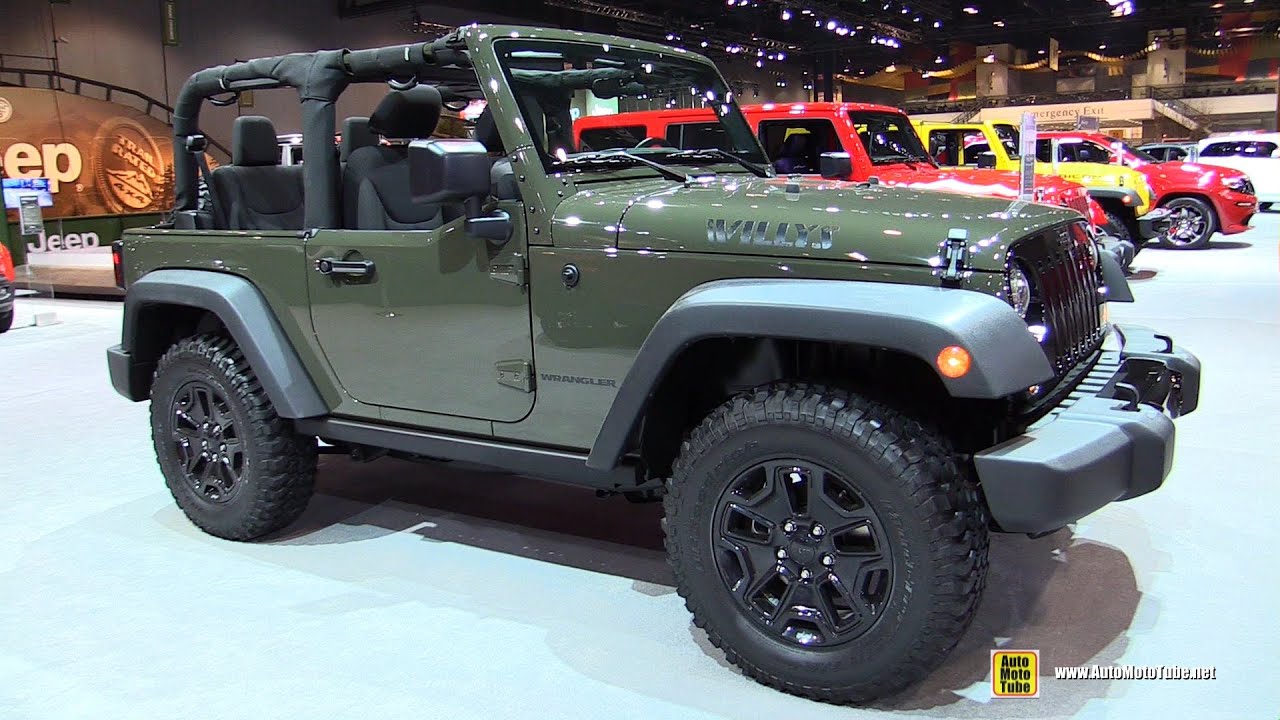2015 Jeep Wrangler Willys Wheeler - Exterior and Interior Walkaround - 2015 Chicago Auto Show