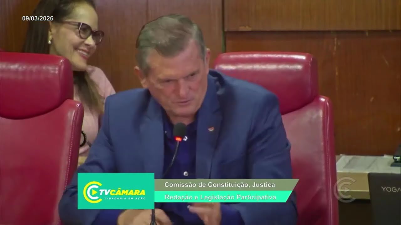 Reunião da CCJ - CMJP  (09/03/2026)