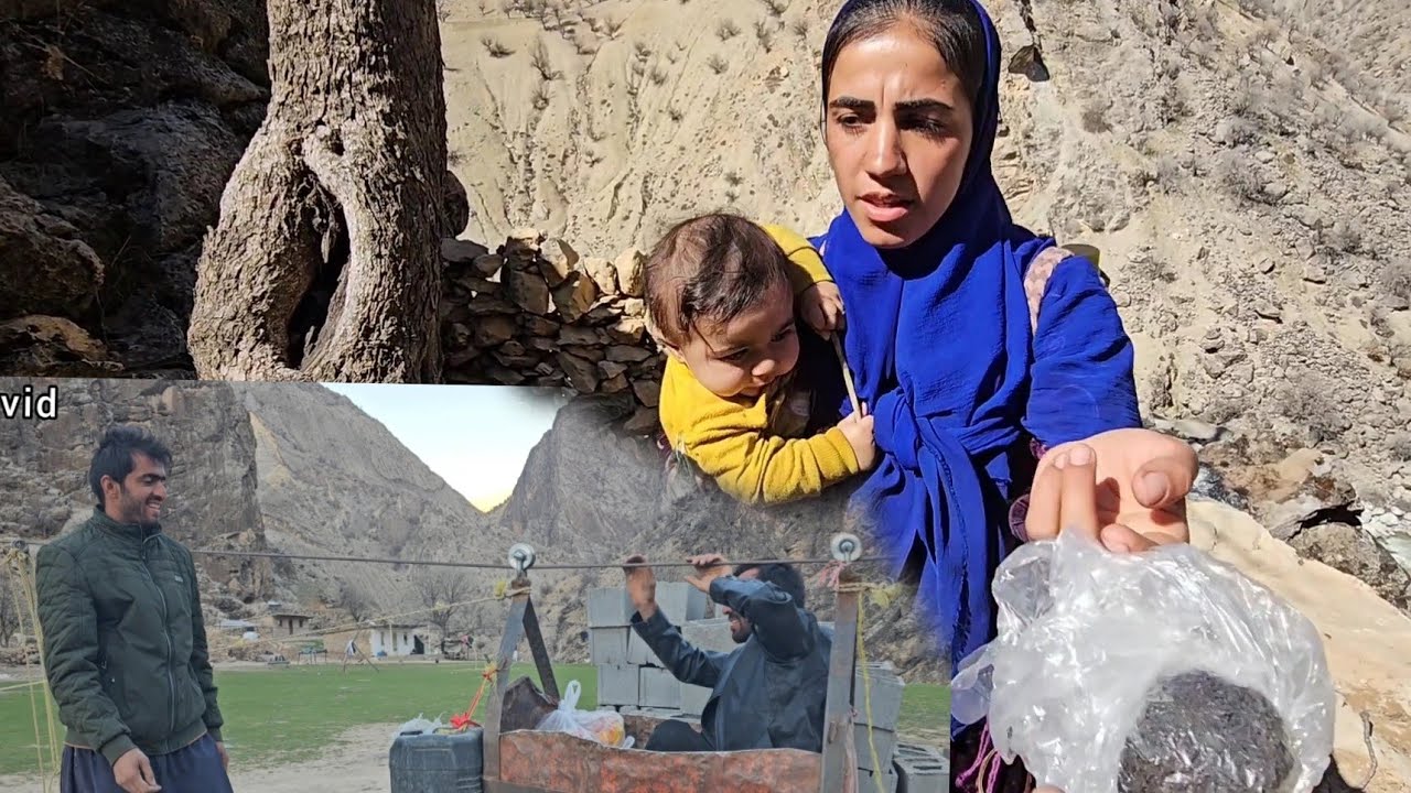 Working Together with Neighbors in the Mountains | Nomadic Life of Davood & Akram