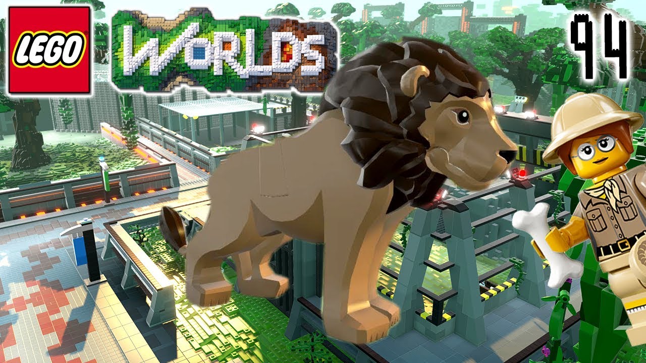 Давайте построим LEGO Jurassic World: Часть 14: Львиный вольер: Давайте играть в LEGO Worlds