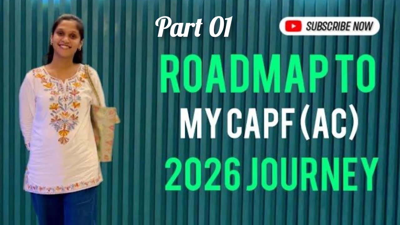 My Step-by-Step Strategy for CAPF (AC) 2026 📚Top Resources to Prepare for the CAPF Exam Effectively