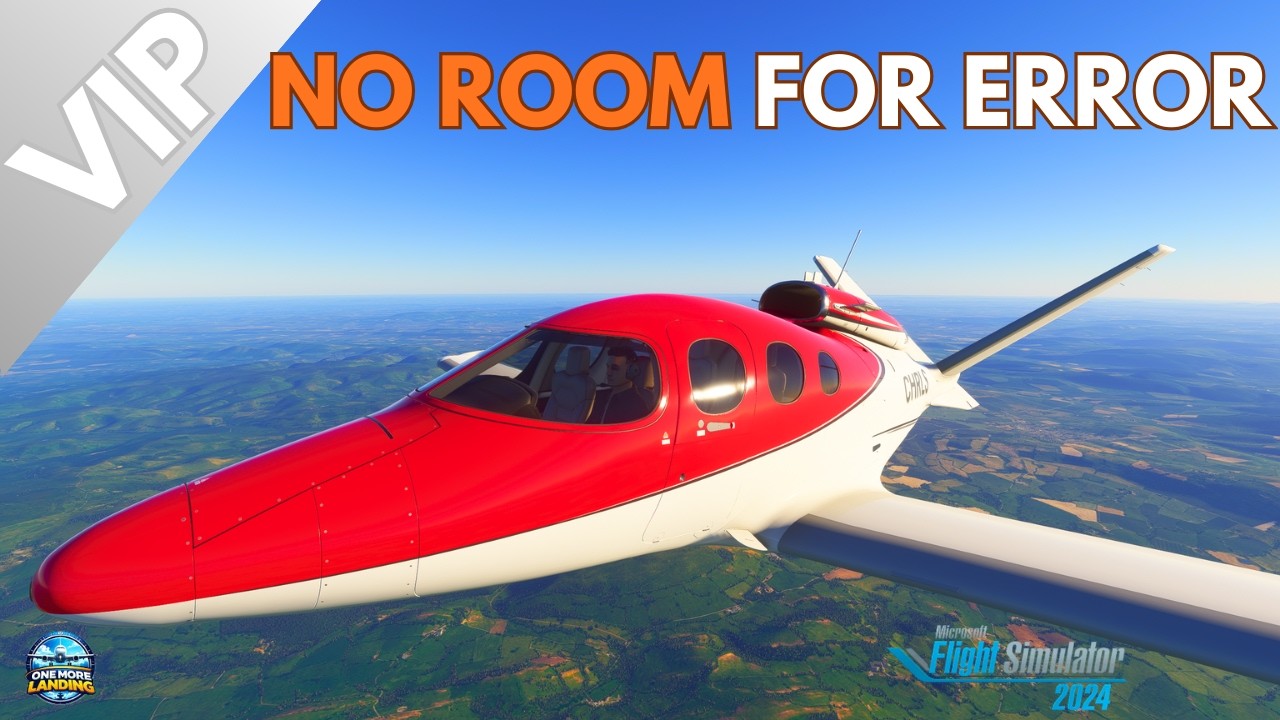 Can This VIP Flight Go WRONG in the Vision Jet? | MSFS24 Career Mode