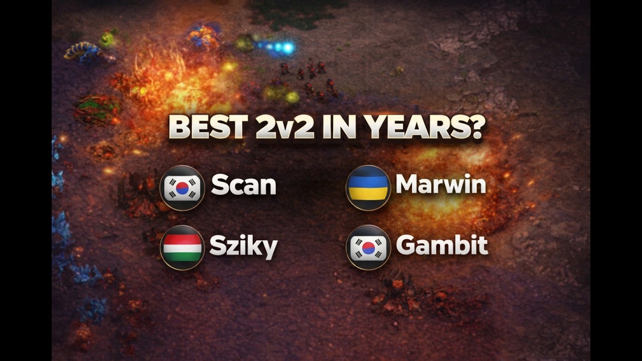 The BEST 2v2 I’ve Watched in Years! Scan/Sziky vs Marwin/Gambit – SLON 2