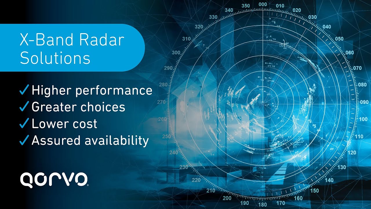 Qorvo's X-band Radar Solutions