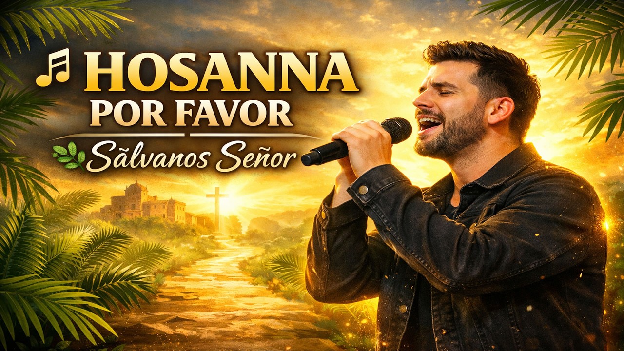🎶 Hosanna Por Favor 🌿 Sálvanos Señor | Canto Inspirado en la Entrada Triunfal
