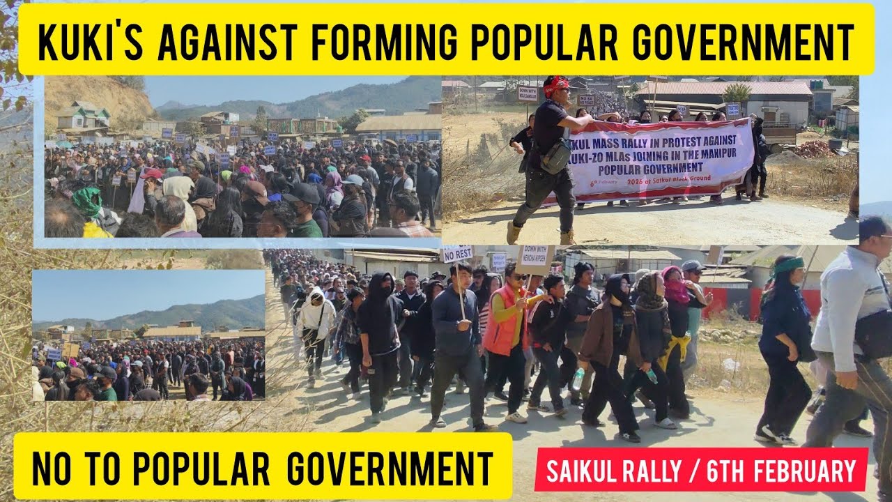 Popular government sem'a  jaoho jeh a  mipin lunglhai lou vetsah na'a rally kibol / 📍Saikul