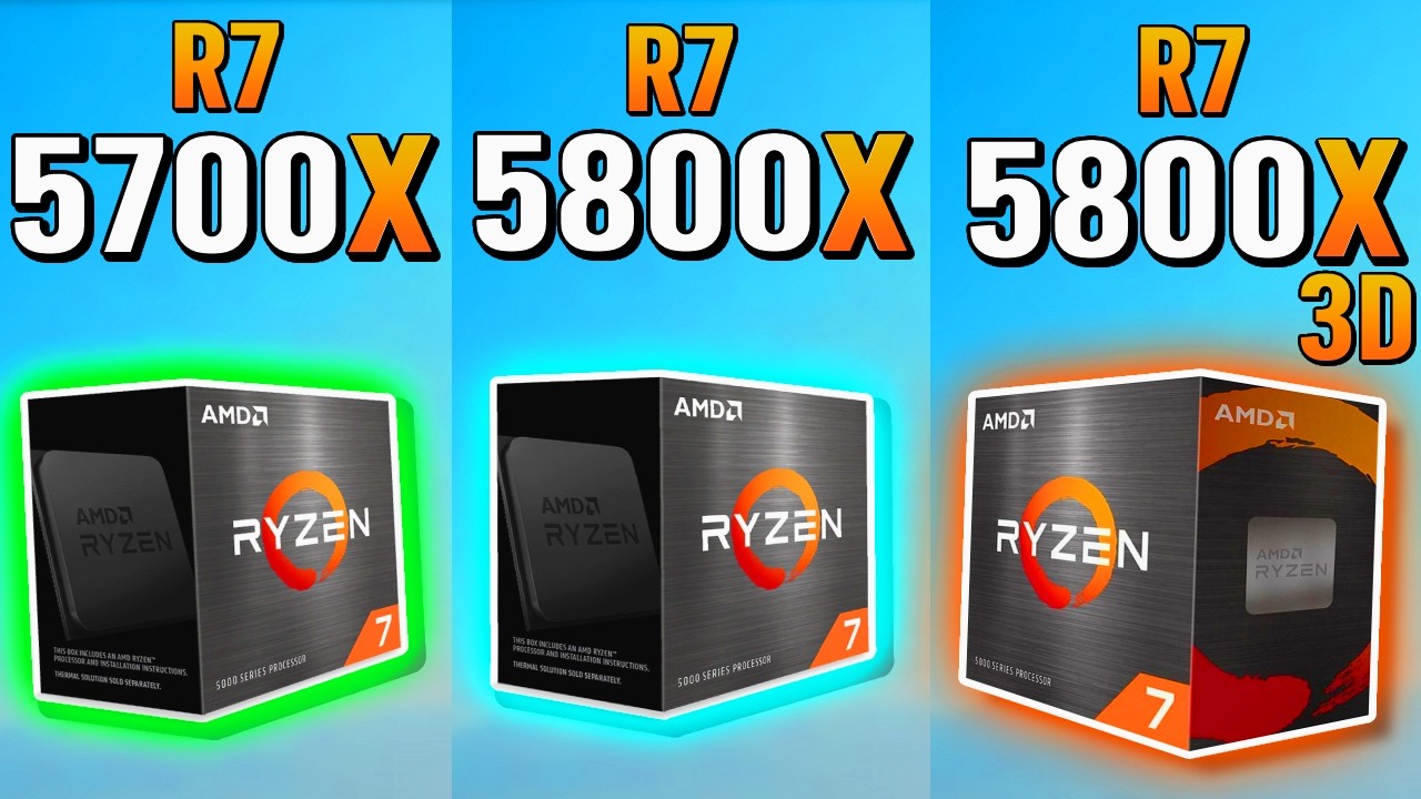R7 5700X vs R7 5800X vs R7 5800X3D  -  Which Is Best AM4?!