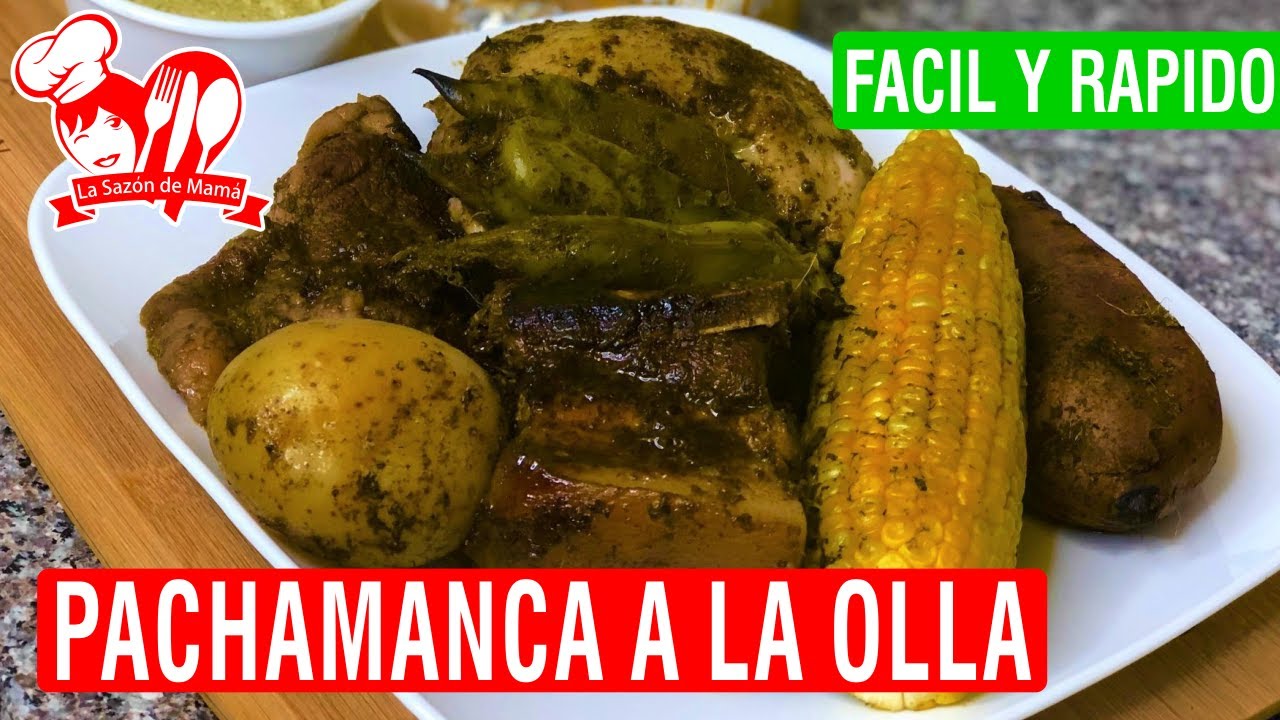 PACHAMANCA A LA OLLA – RECETA PERUANA – FACIL Y RAPIDO – La Sazón de Mamá