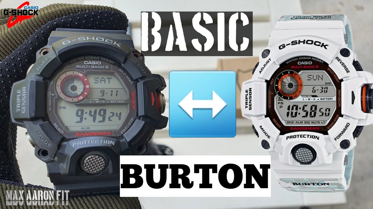DIY TUKAR BNB GW9400 G SHOCK RANGEMAN BASIC TO BURTON