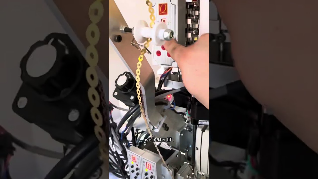 How to operate QZ triple beads &double sequin device