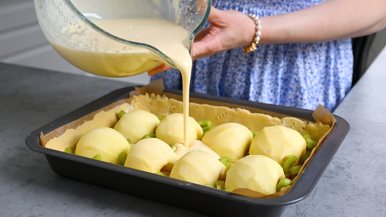 Ohne Backpulver. Nach diesem Rezept werden Sie keinen Apfelkuchen anders backen wollen.
