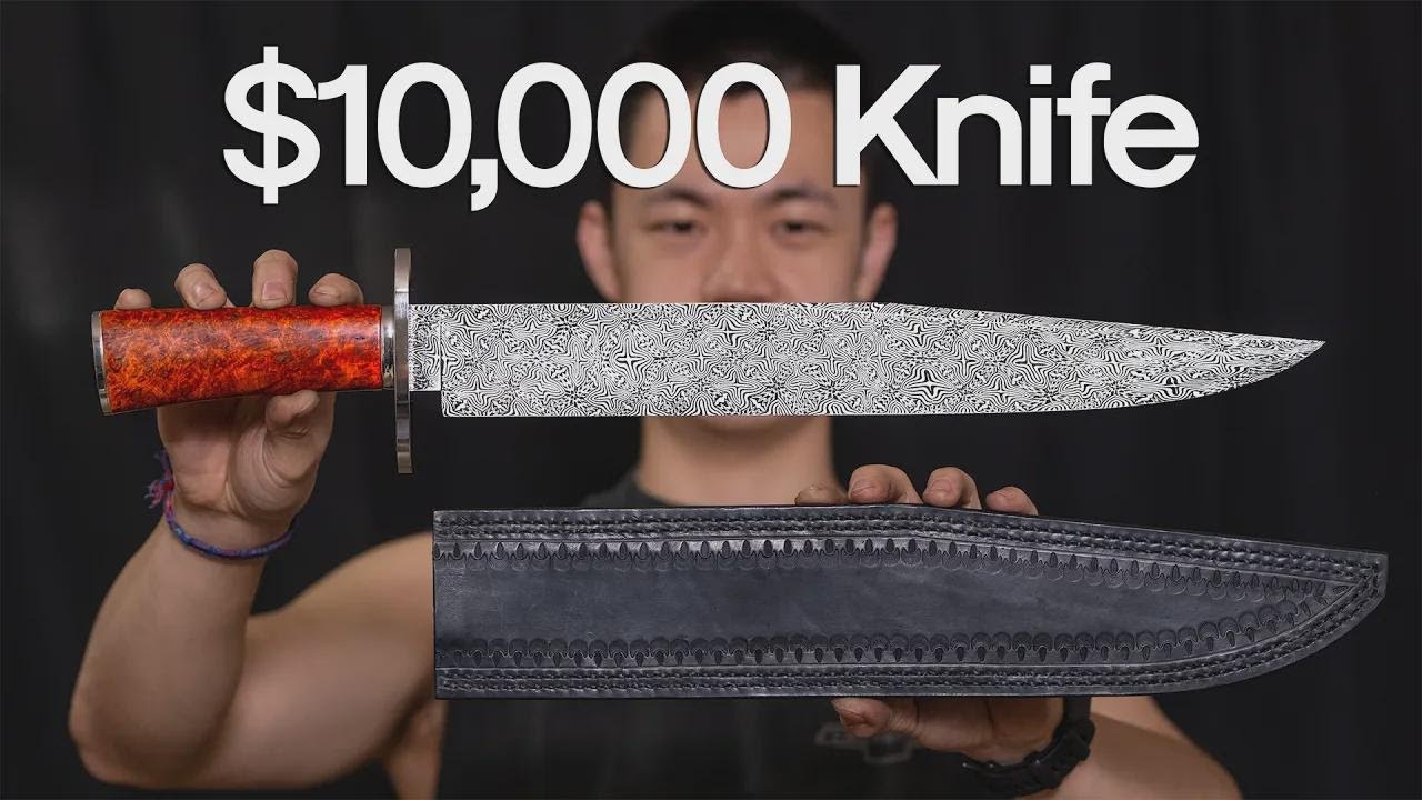 Izrada Bowie noža od Damaska vrijedan 10.000 $