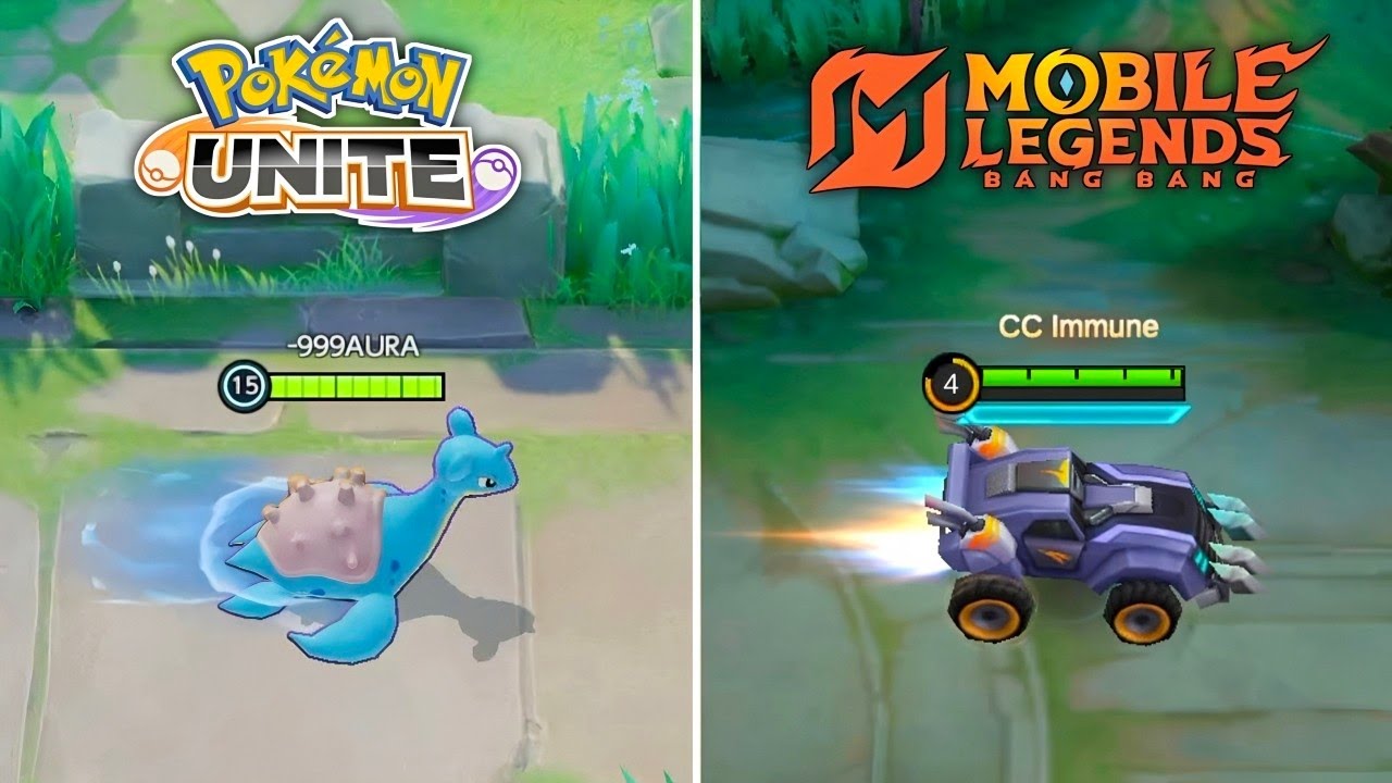 ЛАПРАС ПРОТИВ ДЖОНСОНА | Pokemon UNITE ПРОТИВ MLBB