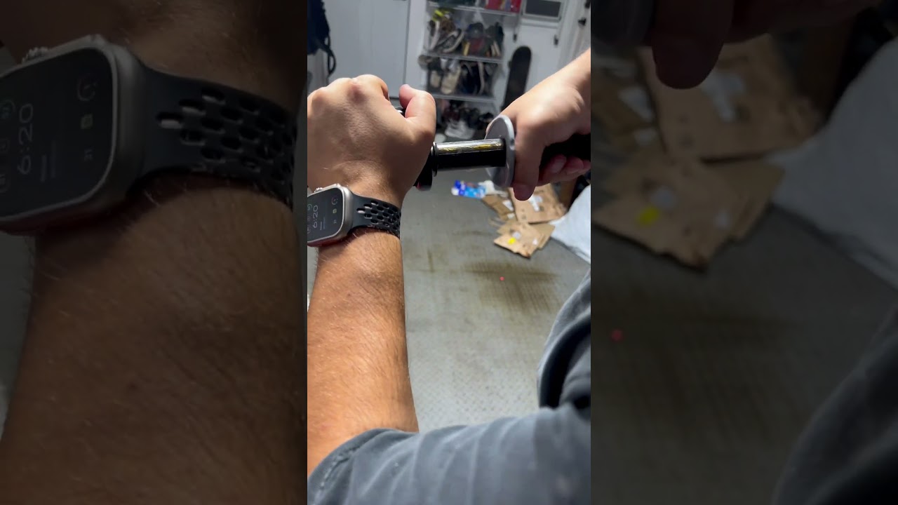 How to install new grips. #shorts #dirtbike  #youtube