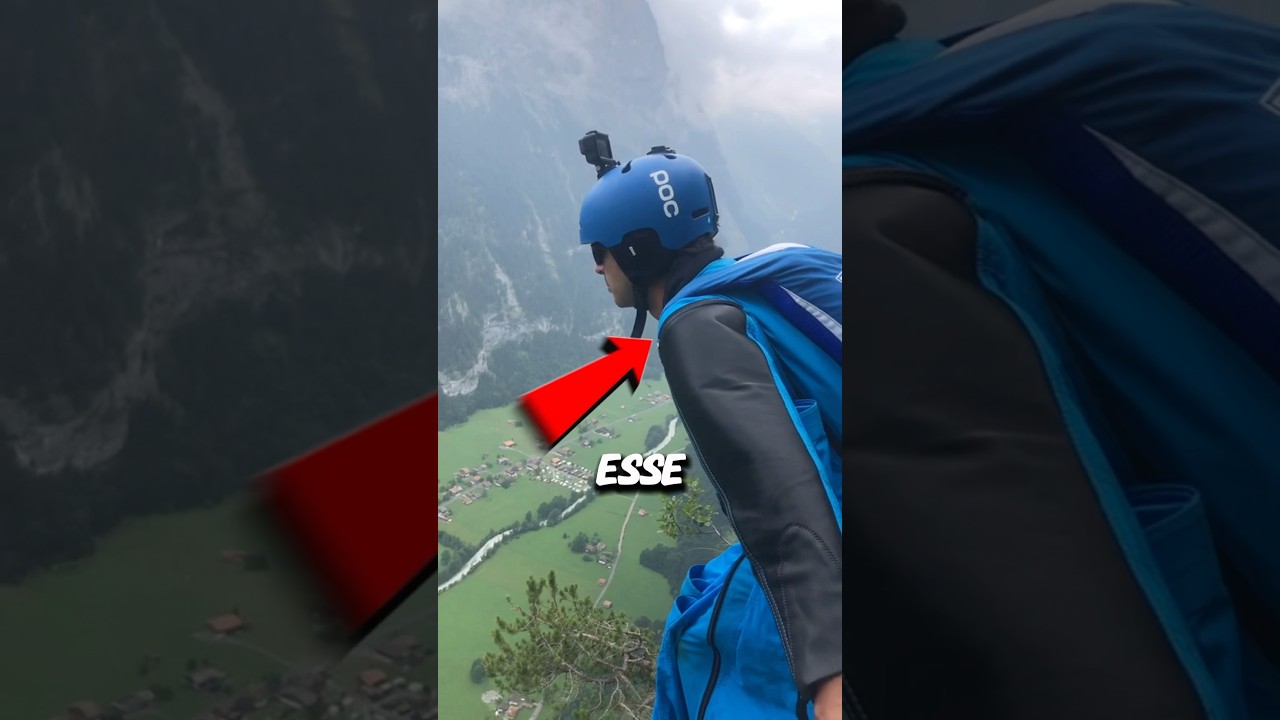 POUCOS TEM ESSA CORAGEM!#birdman #wingsuit #esporte #radical #voar #altura #paraquedas