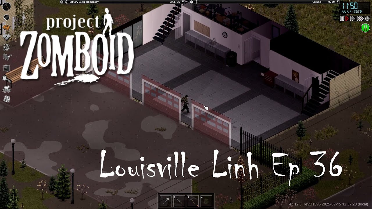 Project Zomboid Louisville Linh Ep 36 | Garage hunting for tools and raw material