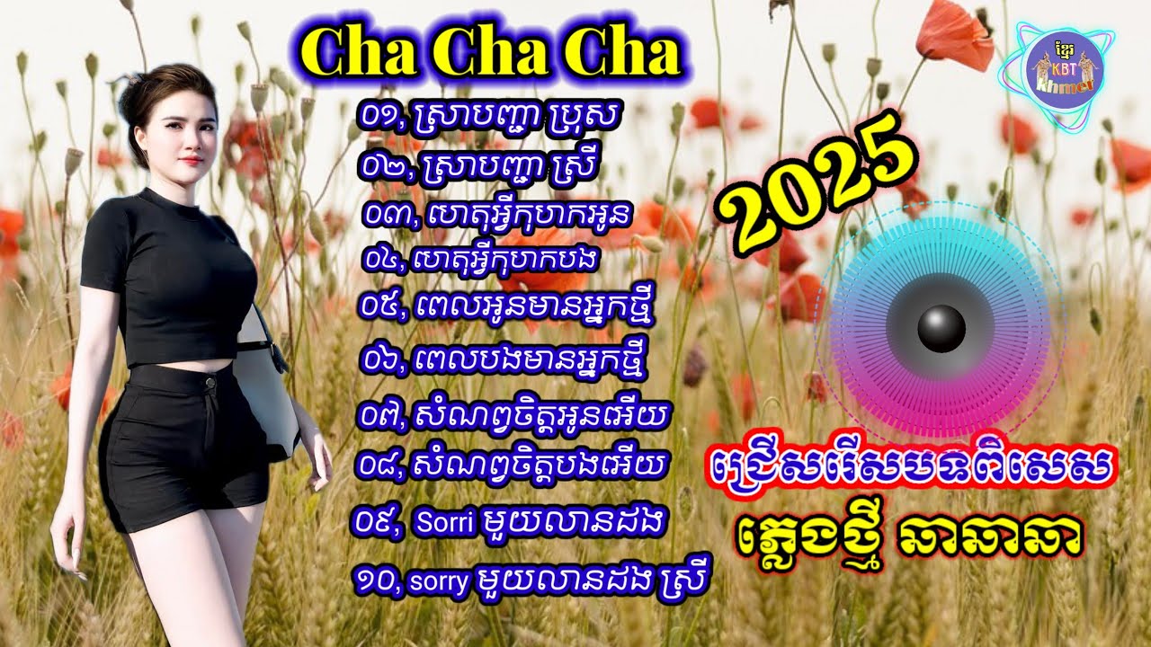 ជ្រើសរើសបទកំពូលល្បី | Nhạc khmer Cha Cha Cha 2025 | Nhạc khmer chọn lọc 2025 - Cover Lâm Thọi Song