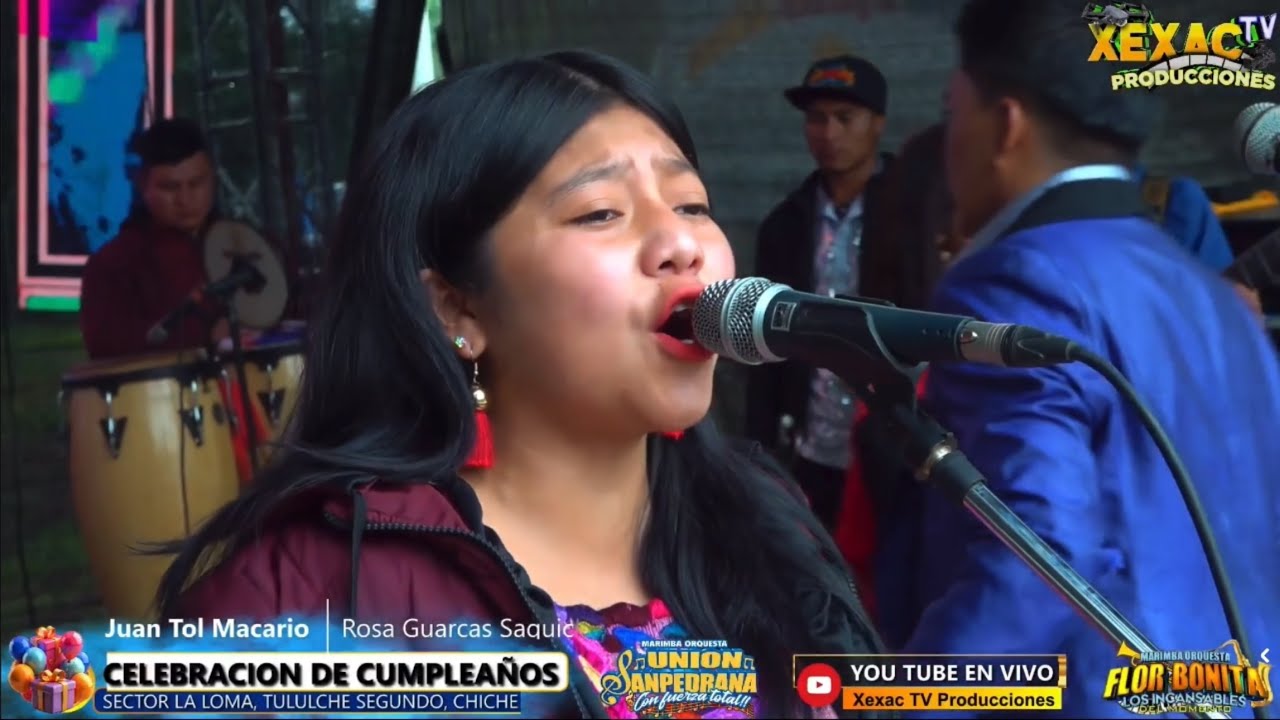 Mama el negro está rabioso la voz de oro, María Yulissa, marimba orquesta flor bonita