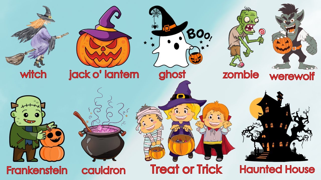 Halloween | Học tiếng Anh chủ đề Lễ hội hóa trang | Happy Halloween | Oh Vui Kids