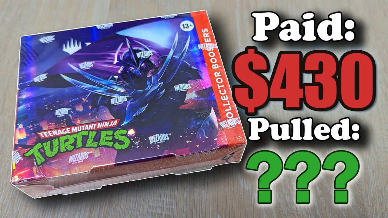 Let's Pull $430 from this Collector Booster Box of Teenage Mutant Ninja Turtles