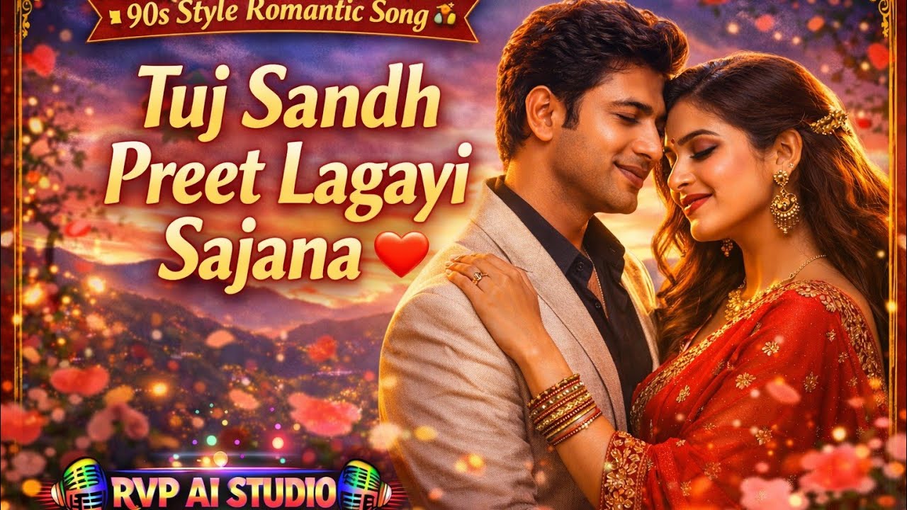 Tere Sang Preet Lagayi Sajana ❤️ | 90s Style Romantic Love Song | New Hindi Song 2026
