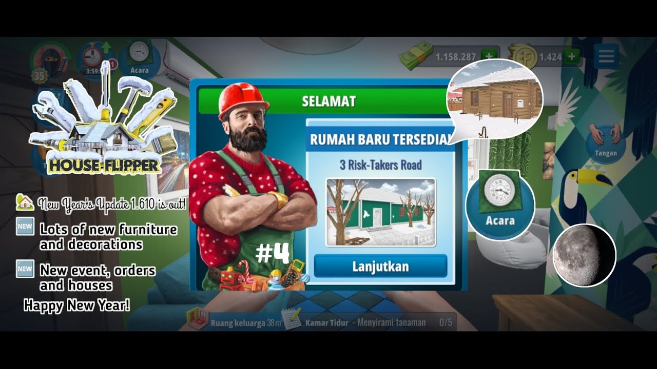 new year's update 1.610 part4 :: helping from the heart •house flipper android 