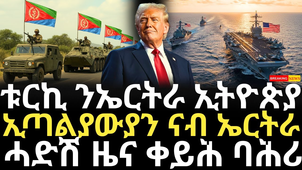 Breaking News - ቱርኪ ንኤርትራን ኢትዮጵያን - ኢጣልያውያን ናብ ኤርትራ - ሓድሽ ዜና ቀይሕ ባሕሪ