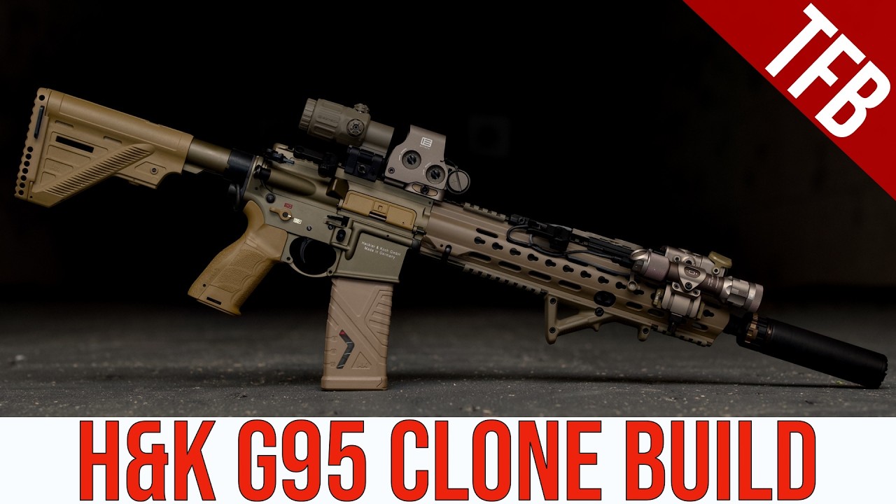 Сборка клона H&K G95K (немецкий KSK HK416)