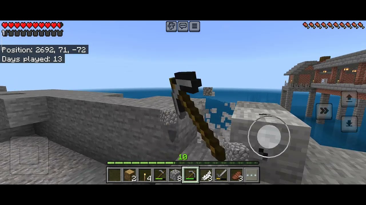 Making my first sheep breeding farm in the Minecraft world