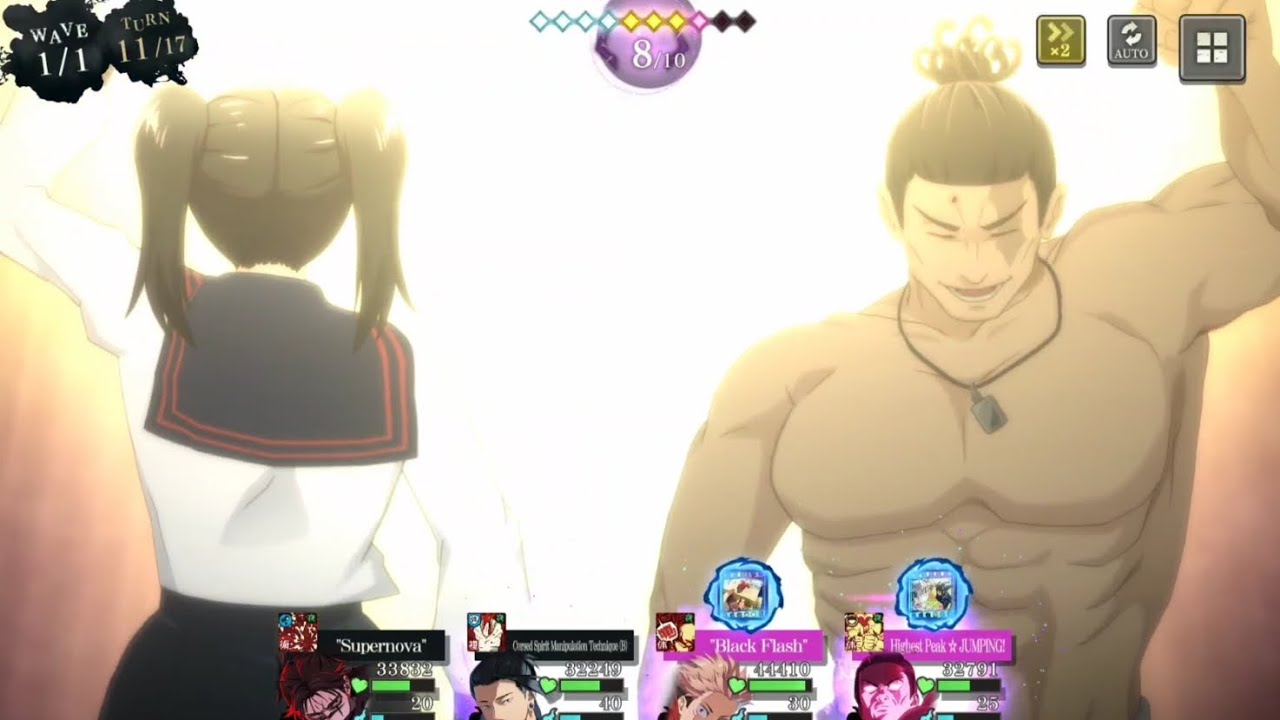 A5 Anni Green Todo Showcase (Green Hard Cursed Sweep in 12 Turns) | Jujutsu Kaisen Phantom Parade