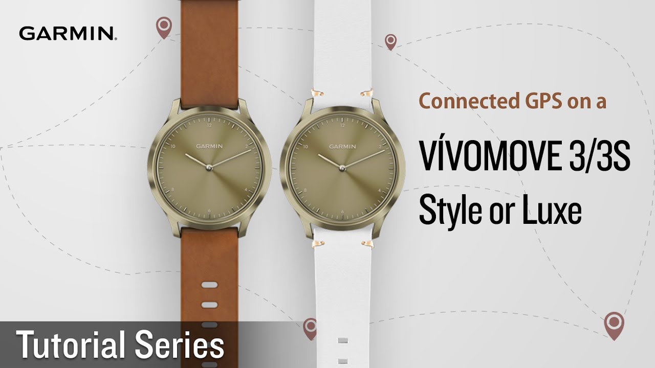 Tutorial - Connected GPS on a v&iacute;vomove 3/3S, Style or Luxe